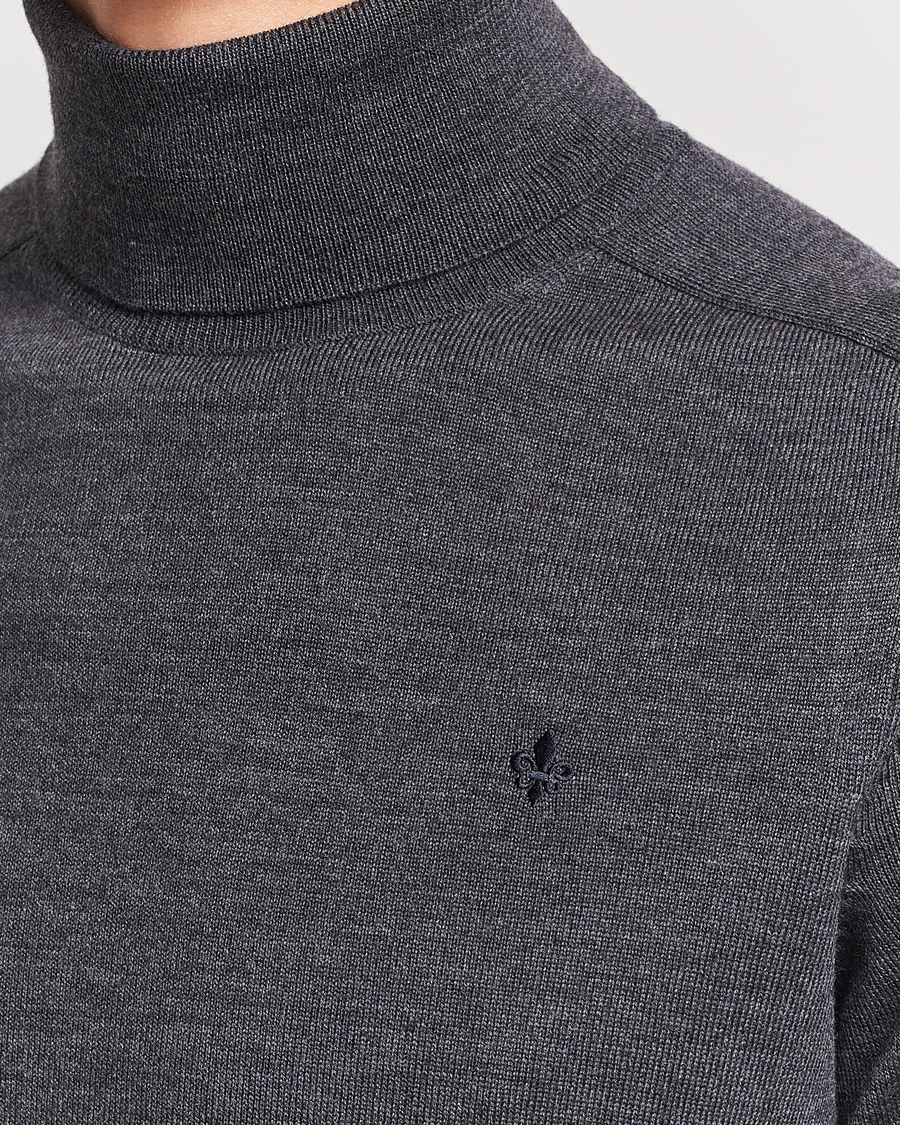 Homme | Pulls Et Tricots | Morris | Merino Rollneck Grey Melange