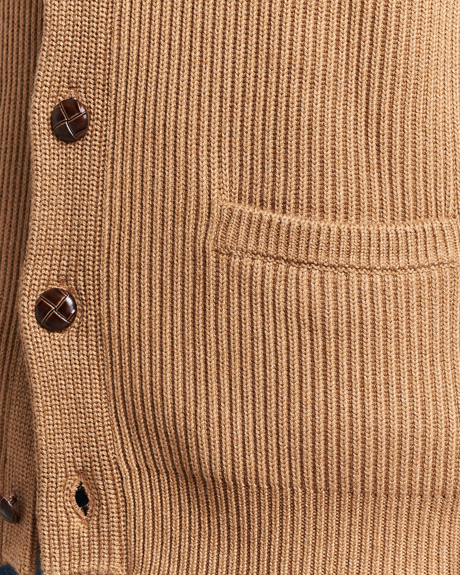 Homme | Pulls Et Tricots | Morris | Brayden Shawl Cardigan Camel