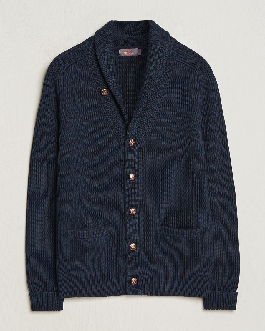 Homme | Pulls Et Tricots | Morris | Brayden Shawl Cardigan Navy