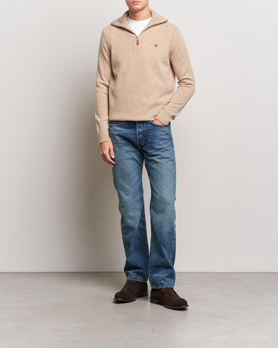 Homme | Pulls Et Tricots | Morris | Newton Half Zip Khaki