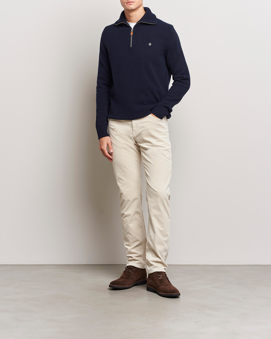 Homme | Pulls Et Tricots | Morris | Newton Half Zip Navy