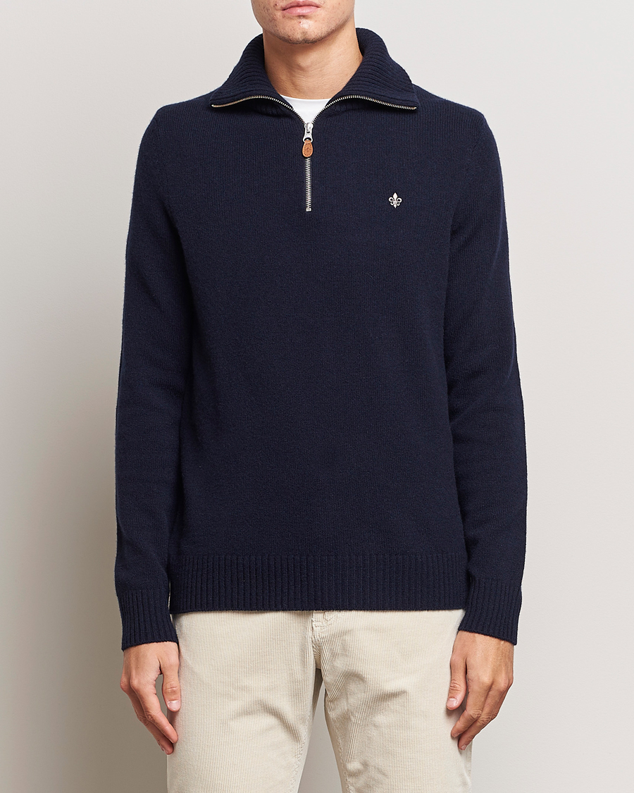 Homme | Pulls Et Tricots | Morris | Newton Half Zip Navy