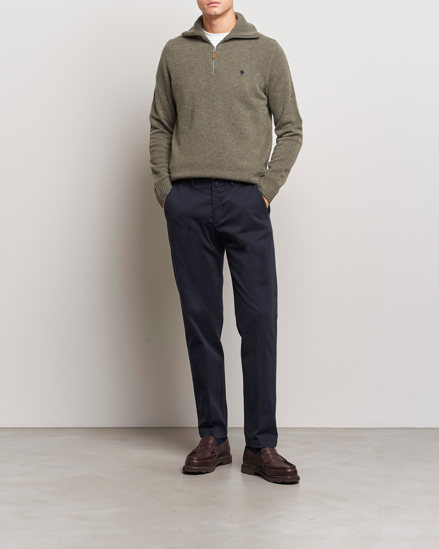 Homme | Pulls Et Tricots | Morris | Newton Half Zip Olive