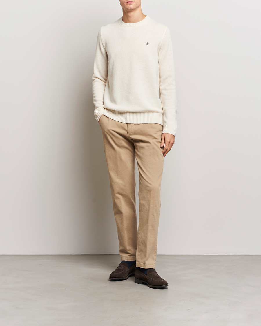 Homme | Pulls Et Tricots | Morris | Newton Crew Neck Off White