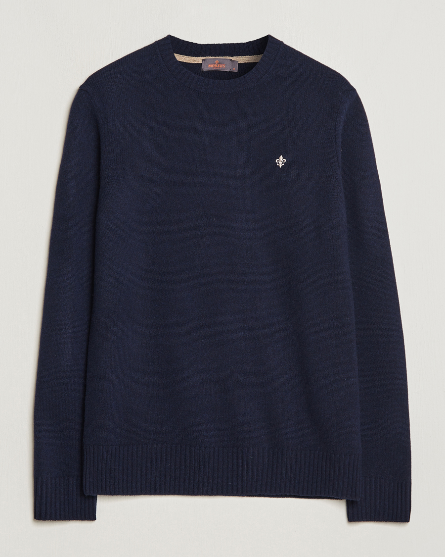Homme | Pulls Et Tricots | Morris | Newton Crew Neck Navy