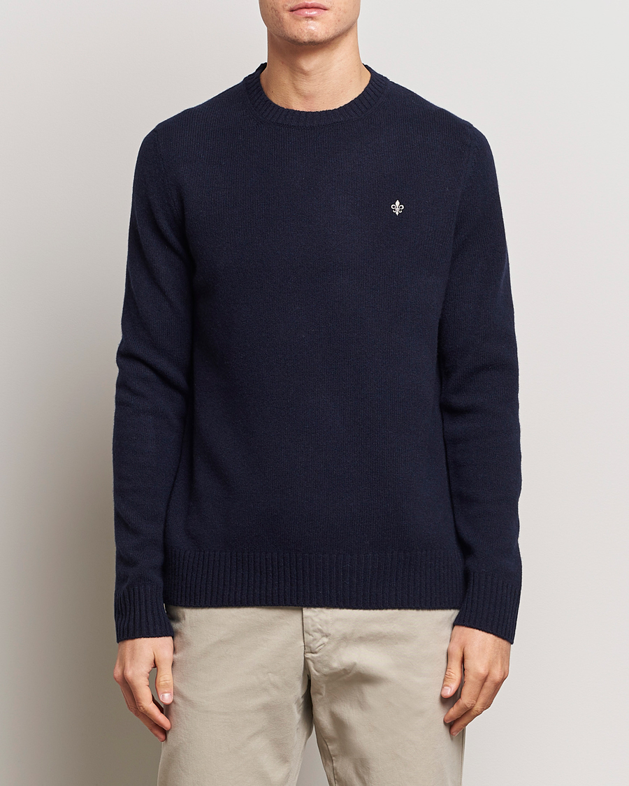Homme | Pulls Et Tricots | Morris | Newton Crew Neck Navy