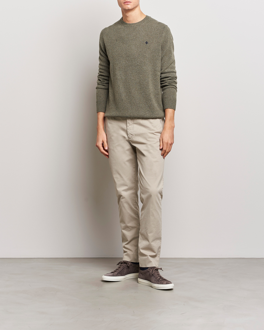 Homme | Pulls Et Tricots | Morris | Newton Crew Neck Olive