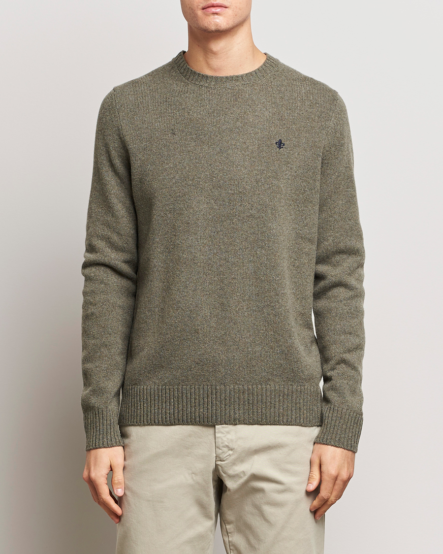 Homme | Pulls Et Tricots | Morris | Newton Crew Neck Olive