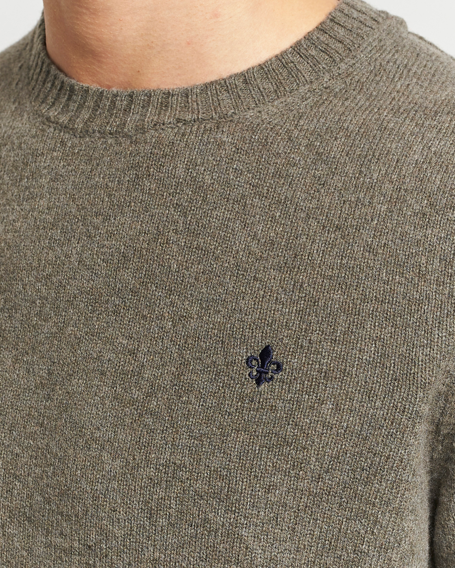 Homme | Pulls Et Tricots | Morris | Newton Crew Neck Olive