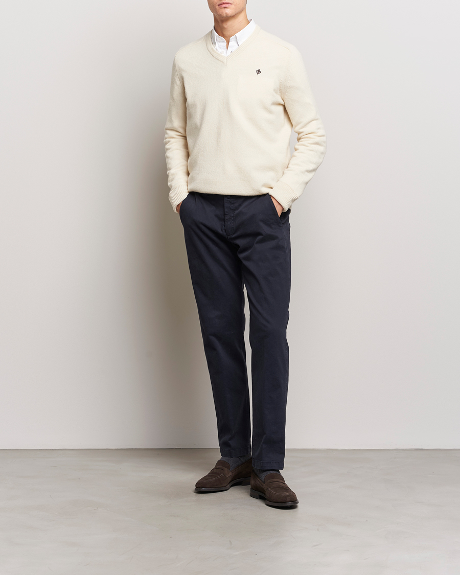 Homme | Pulls Et Tricots | Morris | Newton V-neck Off White