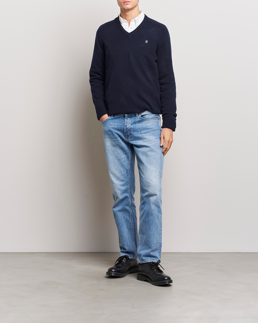 Homme | Pulls Et Tricots | Morris | Newton V-neck Navy
