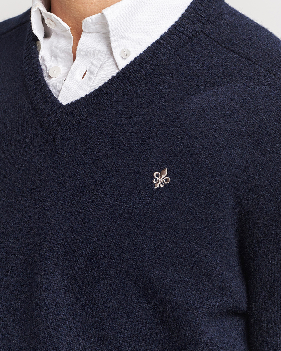 Homme | Pulls Et Tricots | Morris | Newton V-neck Navy
