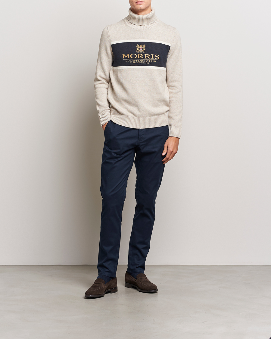 Homme | Pulls Et Tricots | Morris | Trevor Logo Rollneck Khaki