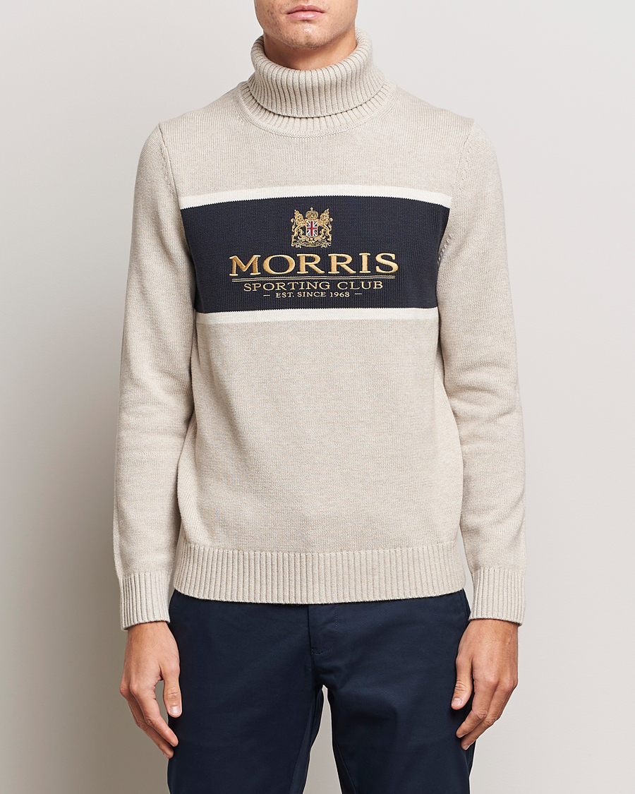 Homme | Pulls Et Tricots | Morris | Trevor Logo Rollneck Khaki