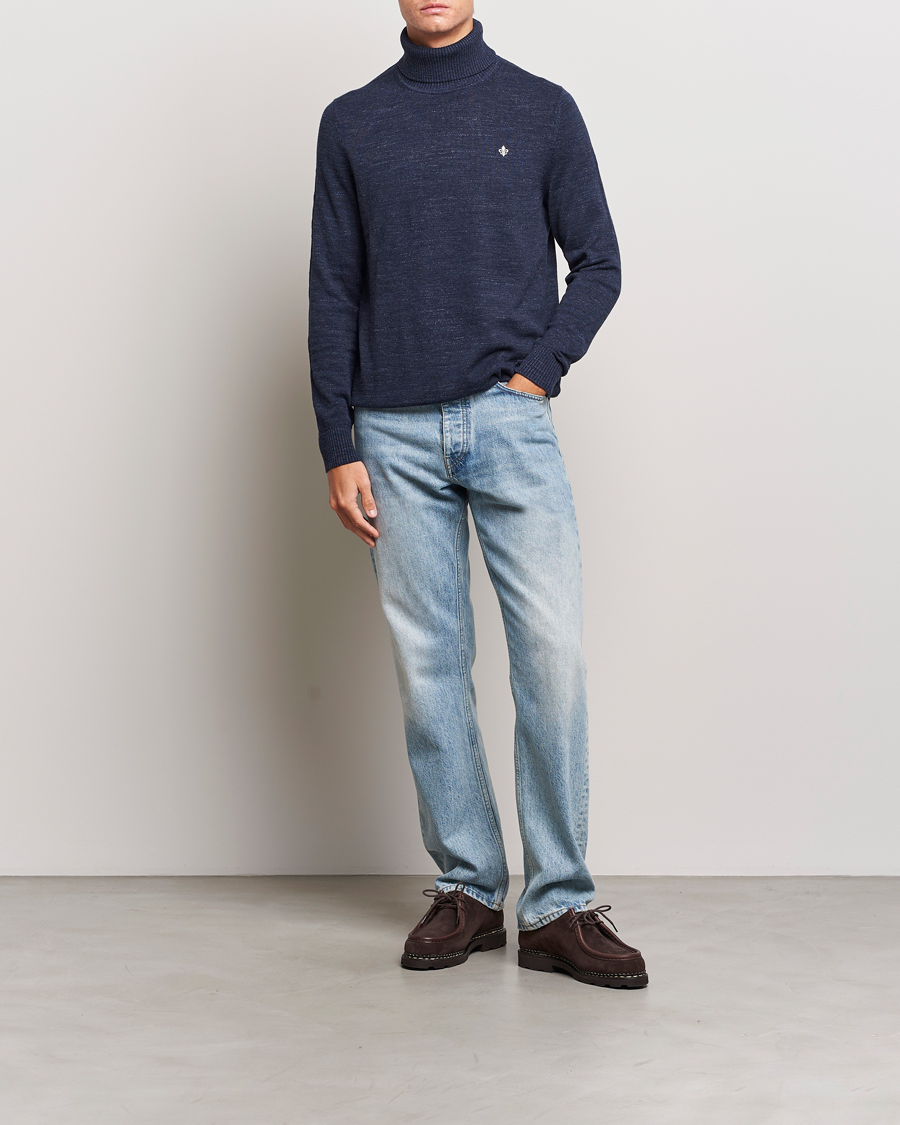 Homme | Pulls Et Tricots | Morris | Randal Heavy Cotton Rollneck Navy