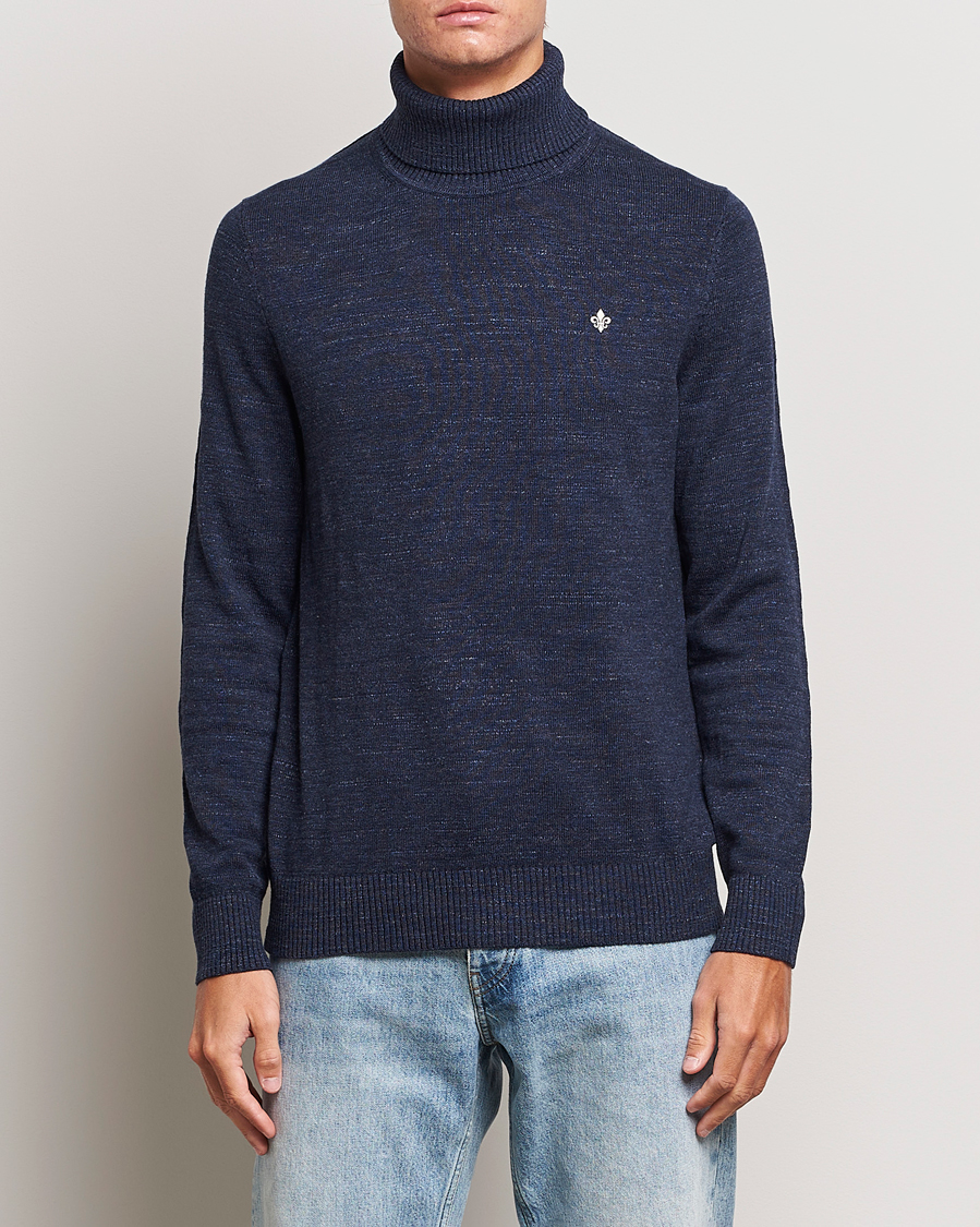 Homme | Pulls Et Tricots | Morris | Randal Heavy Cotton Rollneck Navy