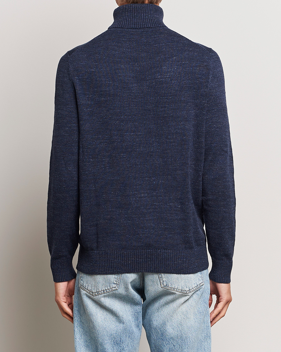 Homme | Pulls Et Tricots | Morris | Randal Heavy Cotton Rollneck Navy