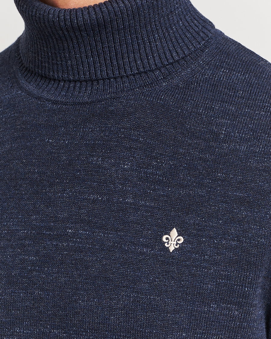 Homme | Pulls Et Tricots | Morris | Randal Heavy Cotton Rollneck Navy