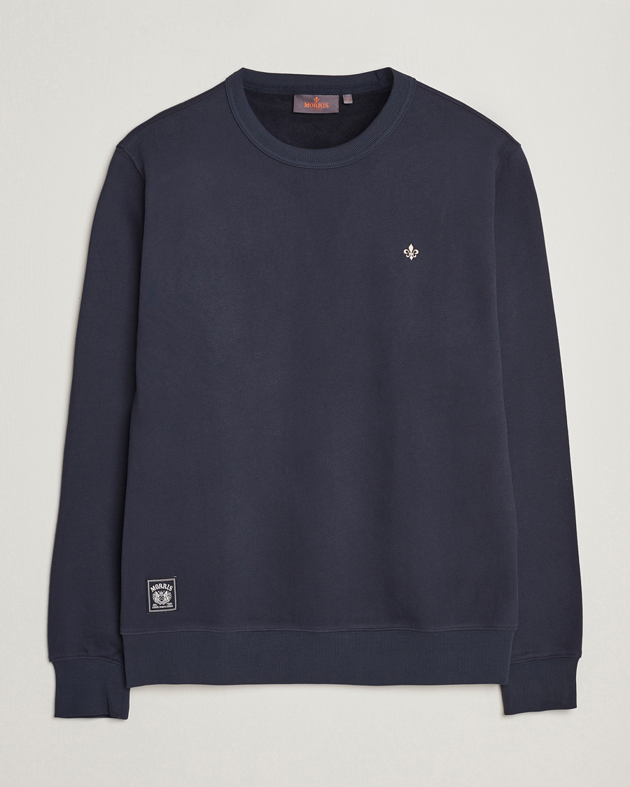 Homme | Pulls Et Tricots | Morris | Brandon Lily Sweatshirt Old Blue