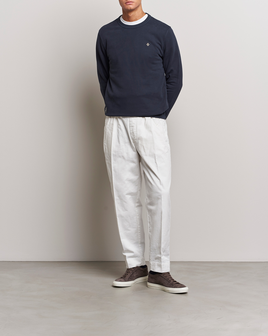 Homme | Pulls Et Tricots | Morris | Brandon Lily Sweatshirt Old Blue