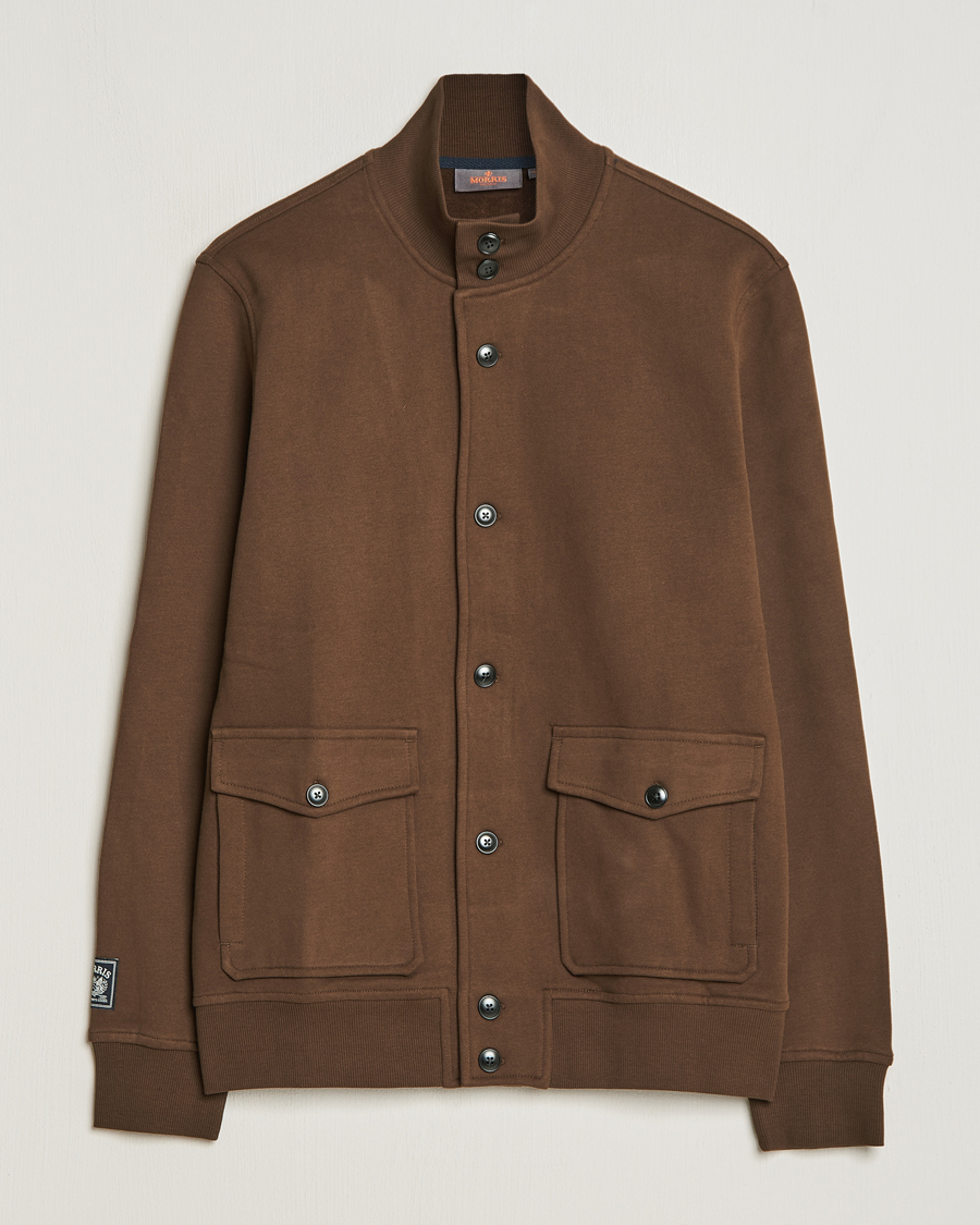 Homme | Pulls Et Tricots | Morris | Corwell Sweatshirt Cardigan Brown