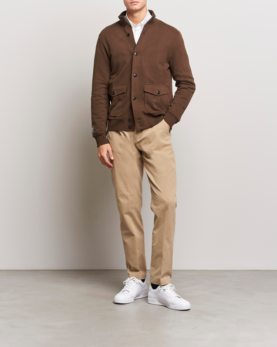 Homme | Pulls Et Tricots | Morris | Corwell Sweatshirt Cardigan Brown