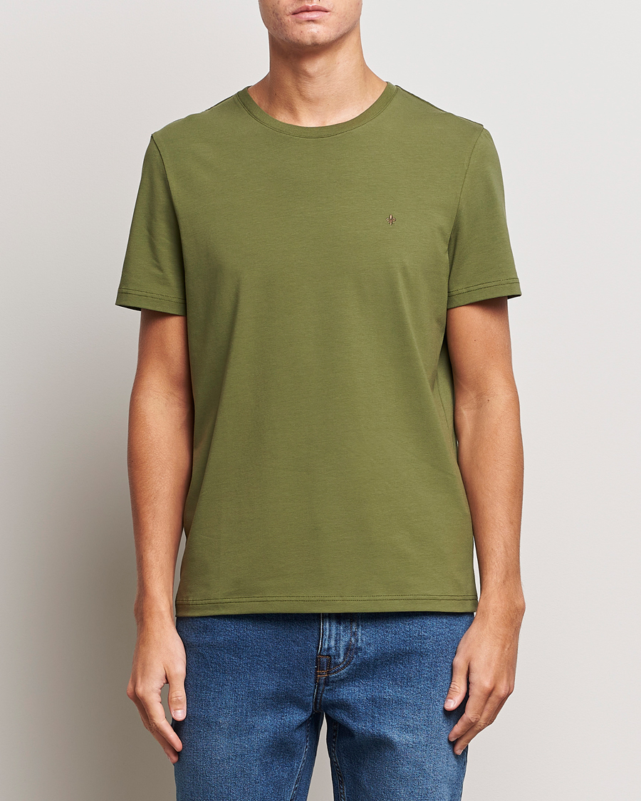 Homme | T-shirts | Morris | James Crew Neck T-shirt Olive