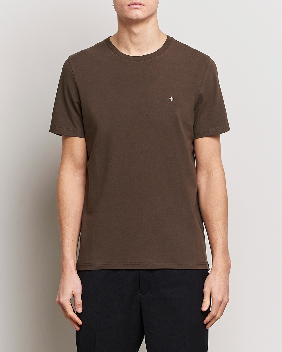 Homme | T-shirts | Morris | James Crew Neck T-shirt Brown