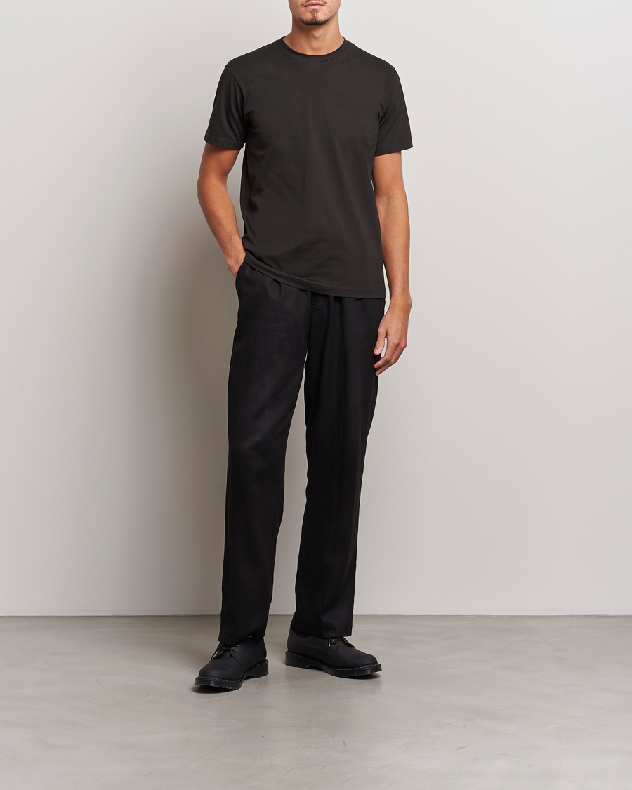 Homme | T-shirts | Sunspel | Riviera Midweight T-Shirt Coffee