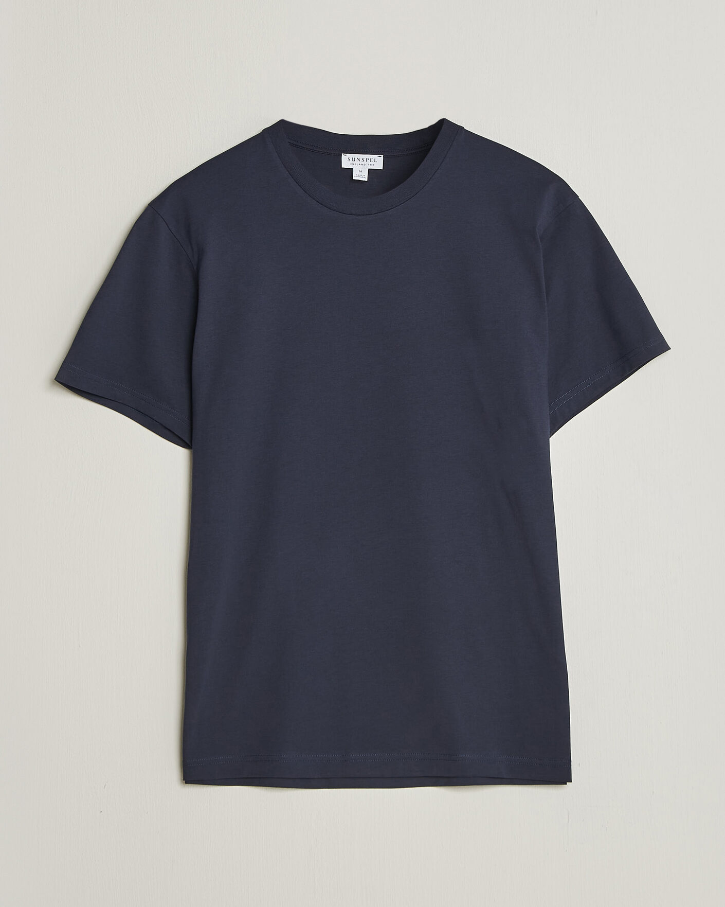 Homme | T-shirts | Sunspel | Riviera Midweight T-Shirt Navy