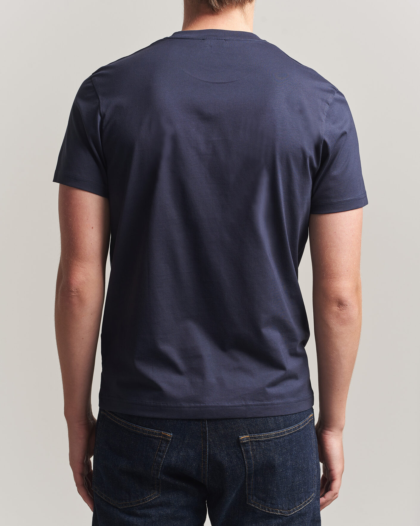 Homme | T-shirts | Sunspel | Riviera Midweight T-Shirt Navy