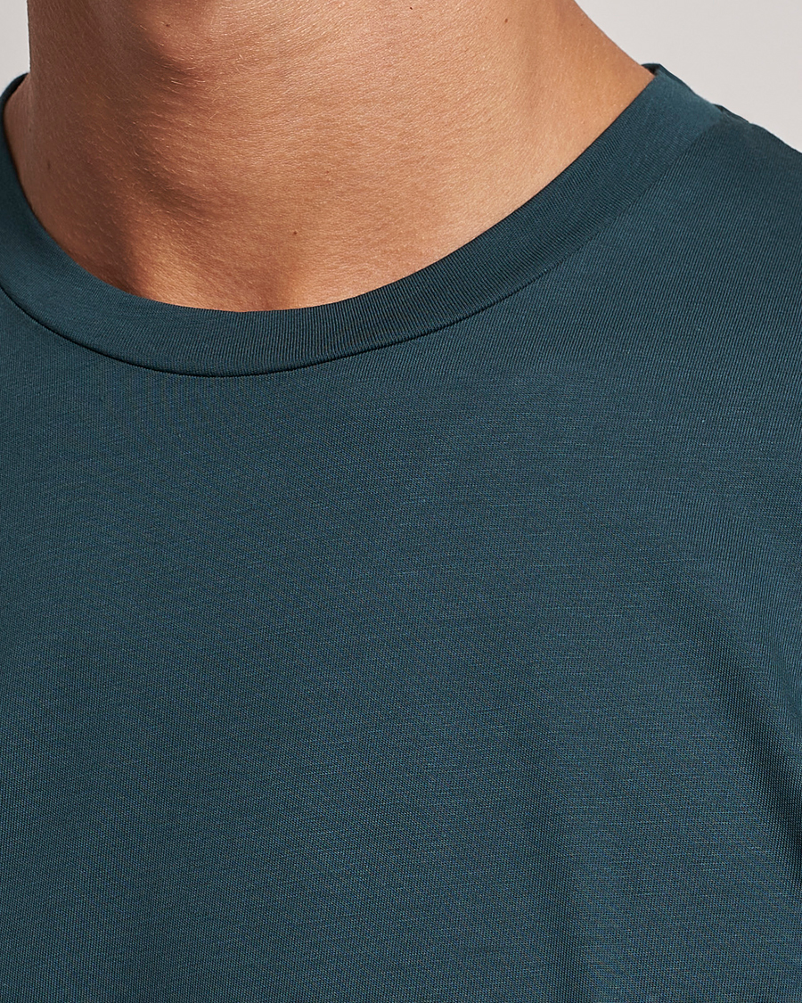 Homme | T-shirts | Sunspel | Riviera Midweight Tee Peacock