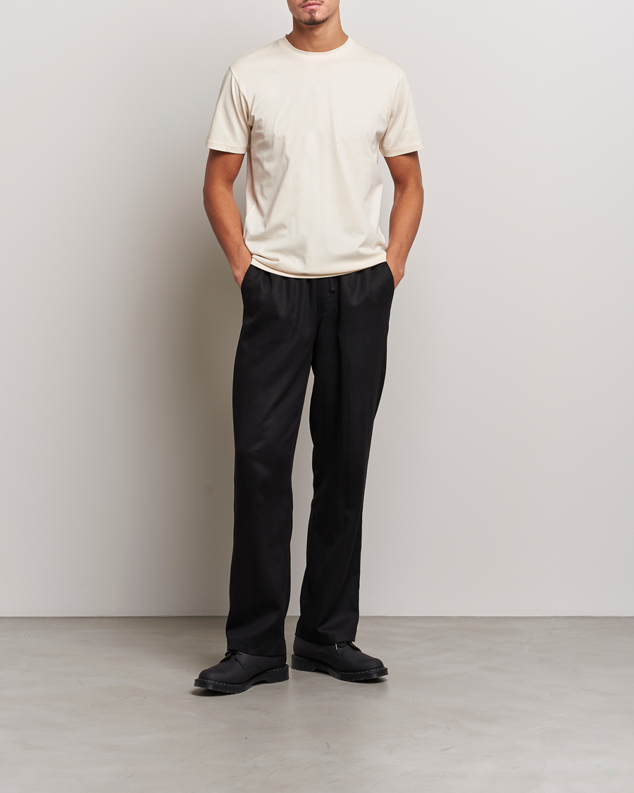 Homme | T-shirts | Sunspel | Riviera Midweight Tee Undyed