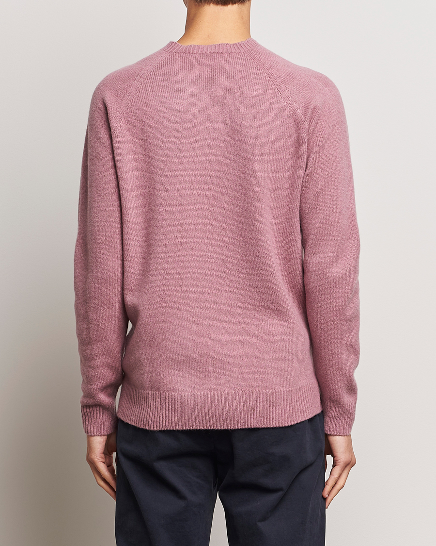 Homme | Pulls Et Tricots | Sunspel | Lambswool Crewneck Vintage Pink