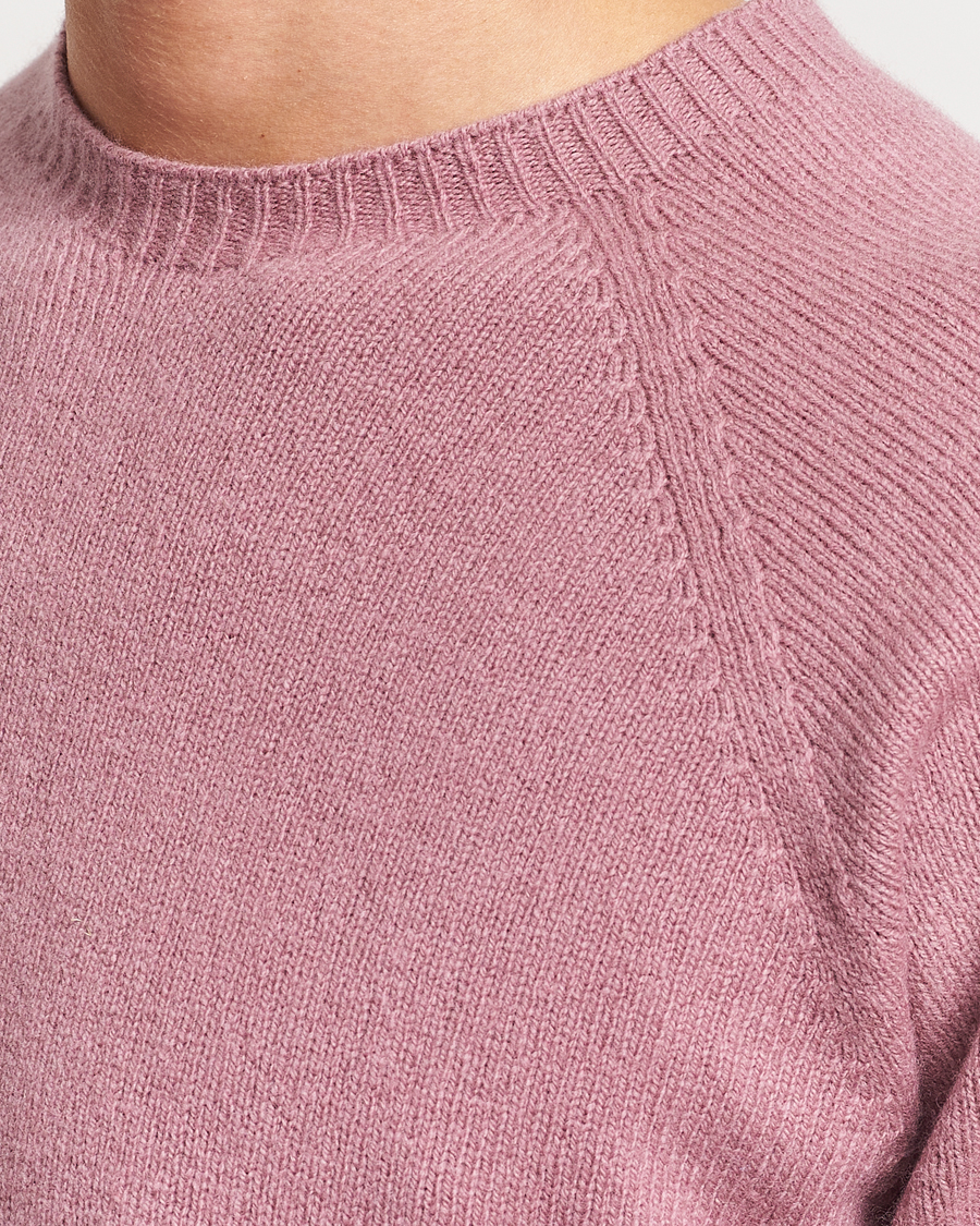 Homme | Pulls Et Tricots | Sunspel | Lambswool Crewneck Vintage Pink