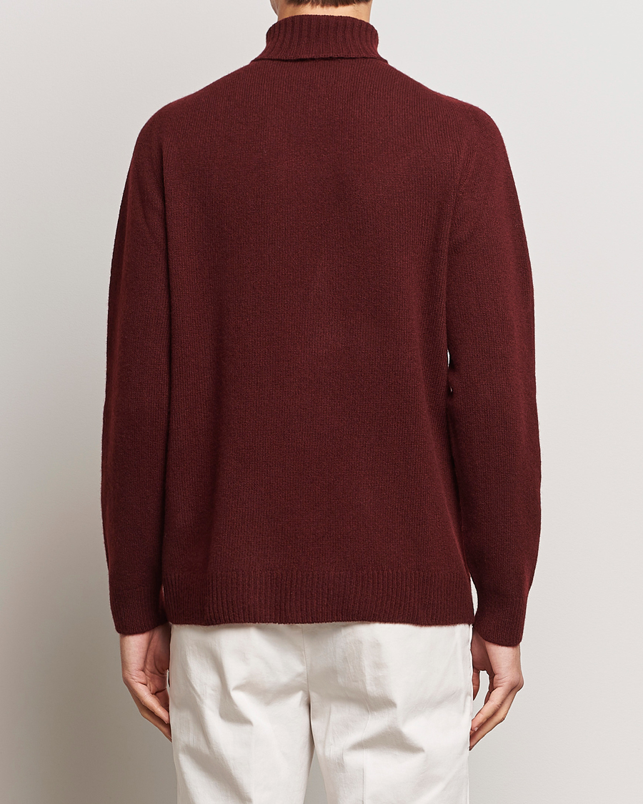 Homme | Pulls Et Tricots | Sunspel | Lambswool Rollneck Maroon