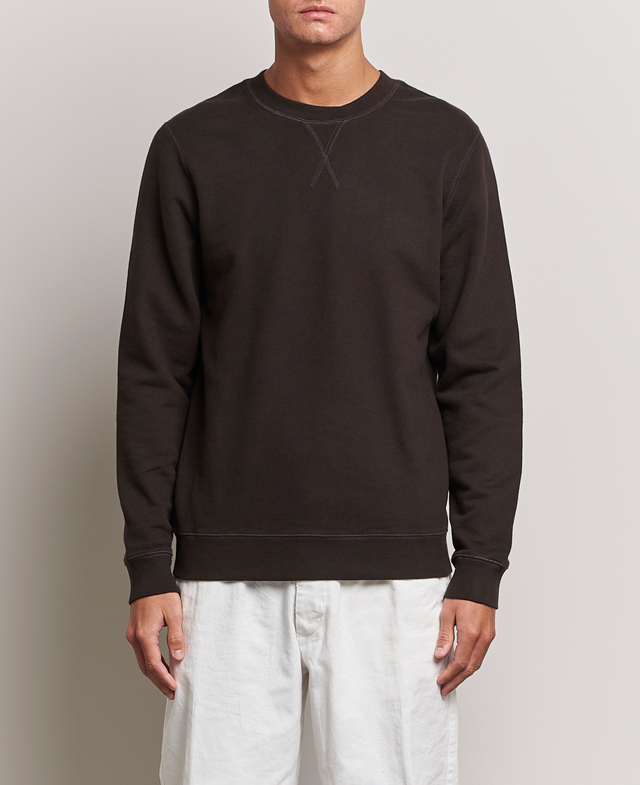 Homme | Pulls Et Tricots | Sunspel | Loopback Sweatshirt Coffee