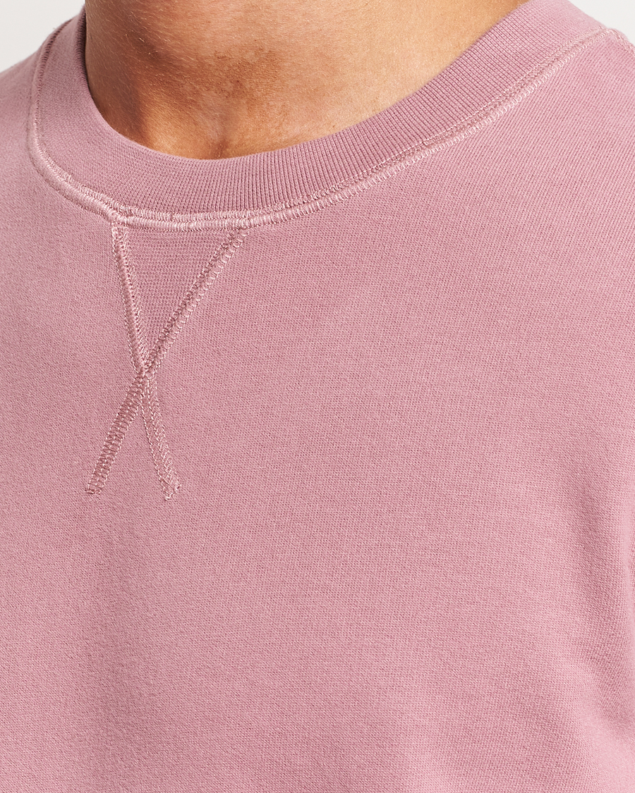 Homme | Pulls Et Tricots | Sunspel | Loopback Sweatshirt Vintage Pink