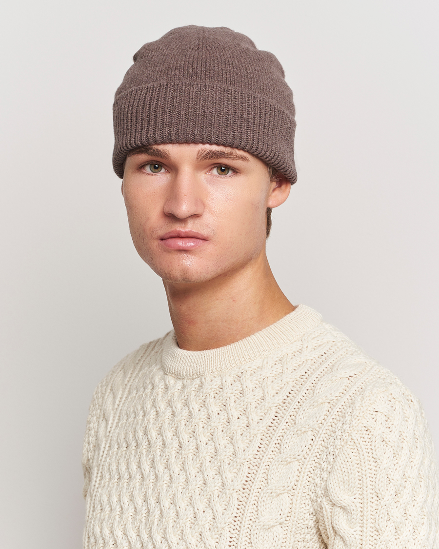 Homme | Sunspel Lambswool Hat Cedar | Sunspel | Lambswool Hat Cedar