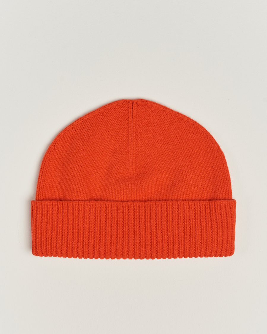 Homme | Sunspel Lambswool Hat Magma | Sunspel | Lambswool Hat Magma
