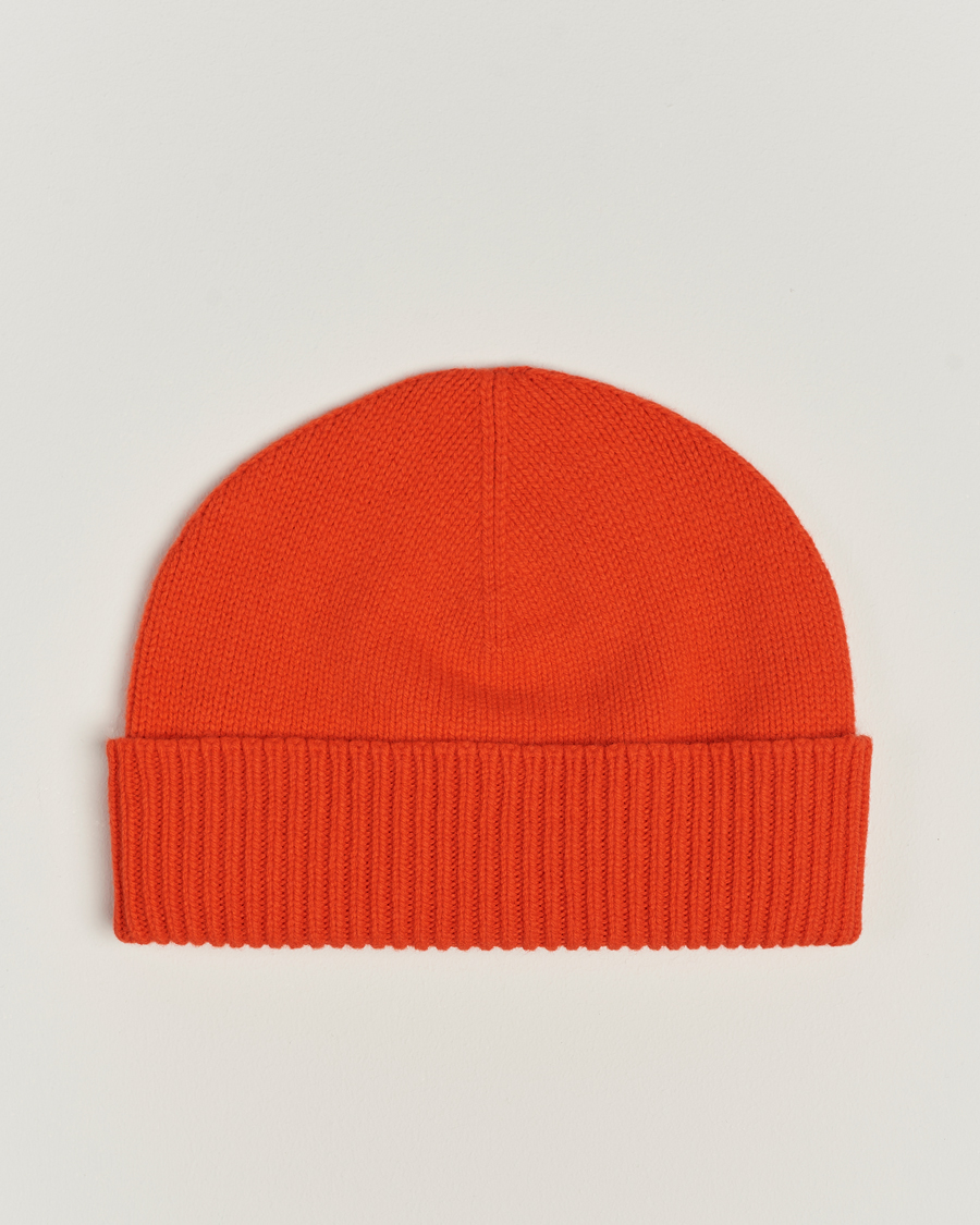 Homme | Sunspel Lambswool Hat Magma | Sunspel | Lambswool Hat Magma