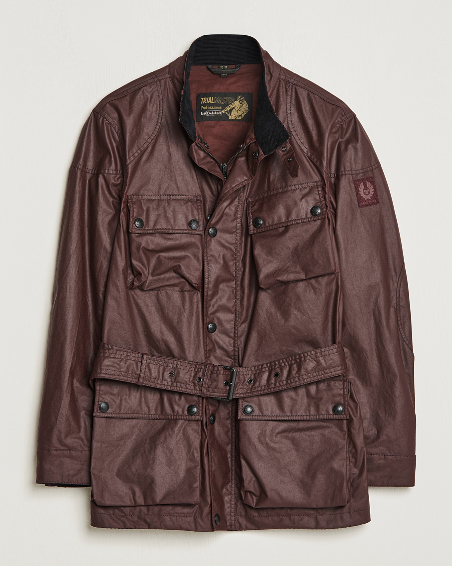 Homme | Manteaux Et Vestes | Belstaff | Trialmaster Waxed Mc Jacket Redwood