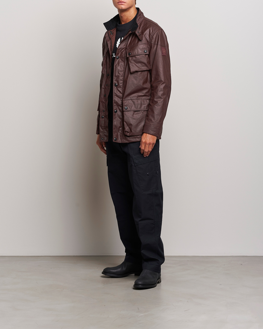 Homme | Manteaux Et Vestes | Belstaff | Trialmaster Waxed Mc Jacket Redwood