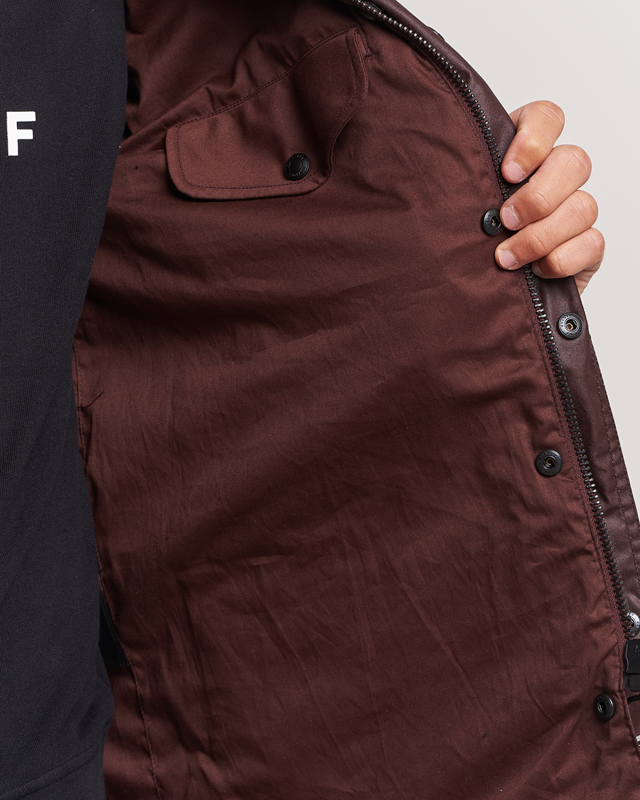 Homme | Manteaux Et Vestes | Belstaff | Trialmaster Waxed Mc Jacket Redwood