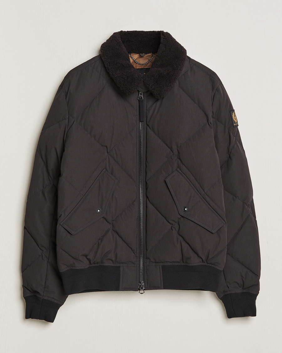 Homme | Manteaux Et Vestes | Belstaff | Hawkridge Padded Sherling Jacket Black