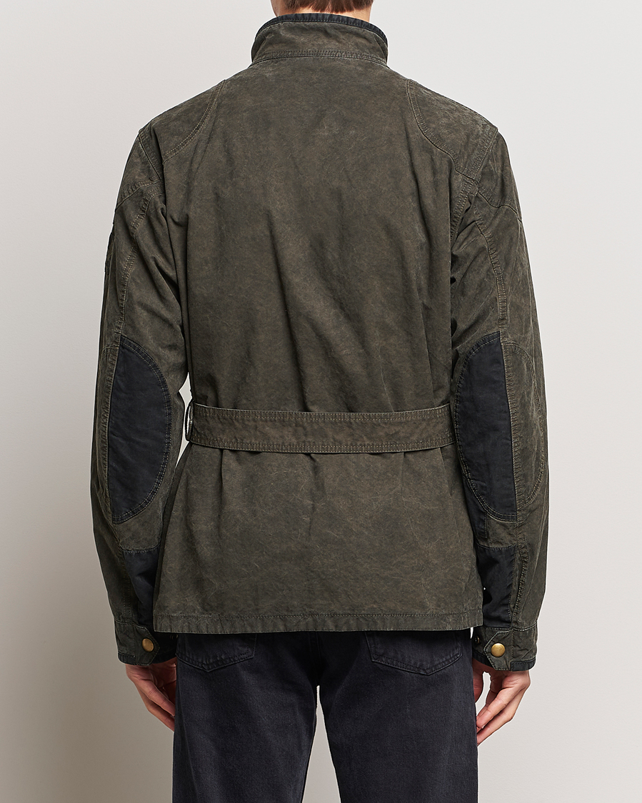 Homme | Manteaux Et Vestes | Belstaff | Patched Washed Waxed Trailmaster Fossil