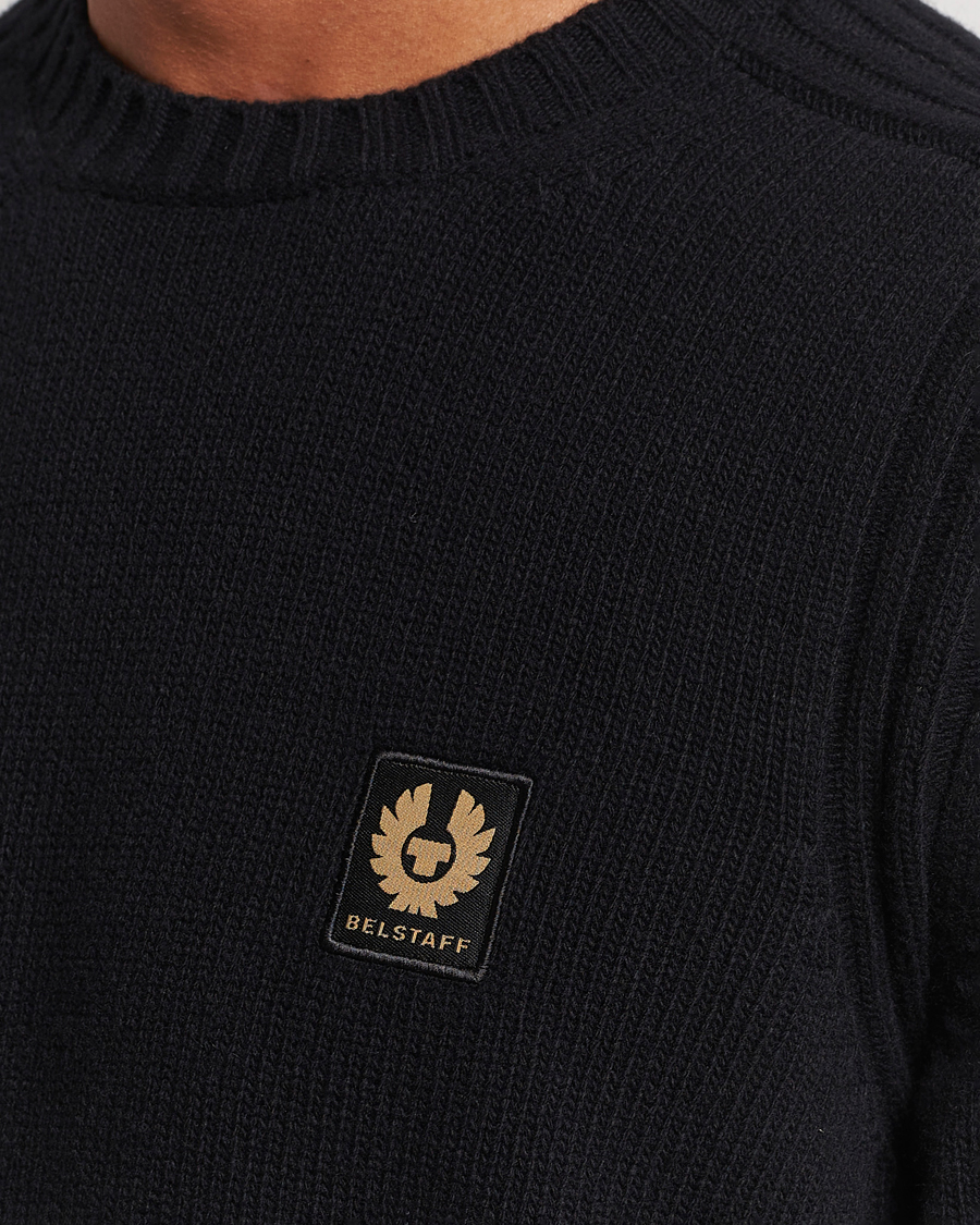 Homme | Pulls Et Tricots | Belstaff | Watch Wool Crewneck Black