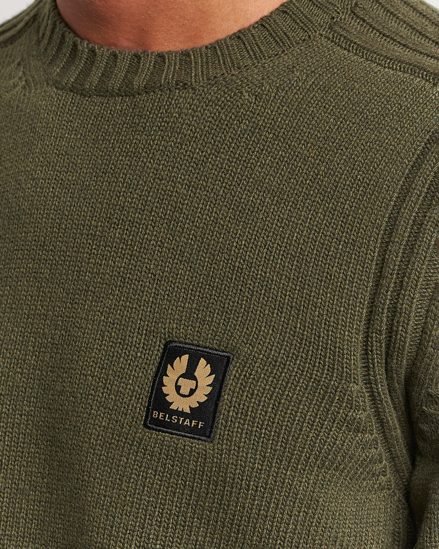 Homme | Pulls Et Tricots | Belstaff | Watch Wool Crewneck True Olive