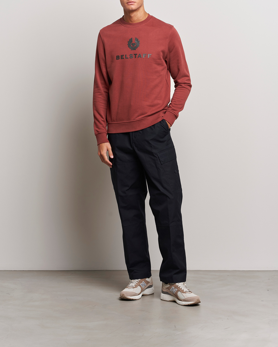 Homme | Pulls Et Tricots | Belstaff | Signature Crewneck Lava Red