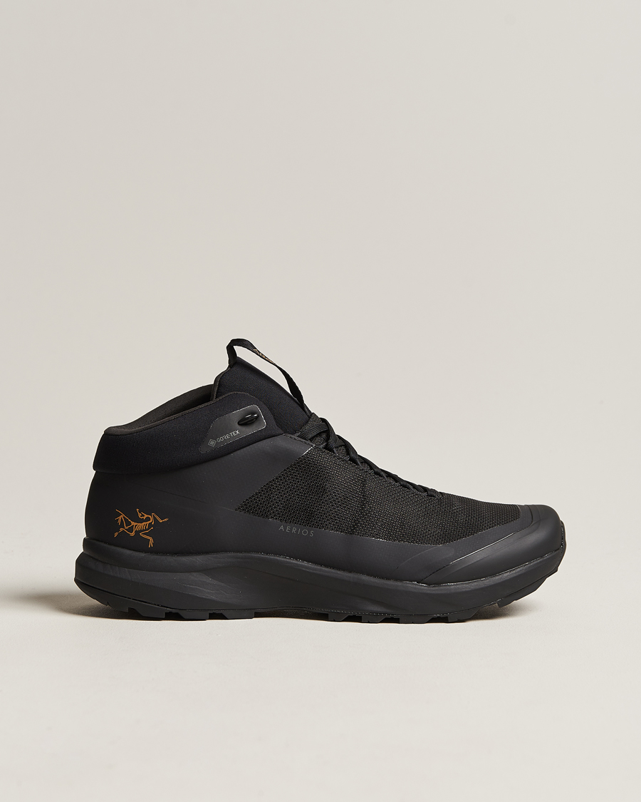 Homme | Arc'teryx Aerios FL Mid GoreTex Boots Black | Arc'teryx | Aerios FL Mid GoreTex Boots Black